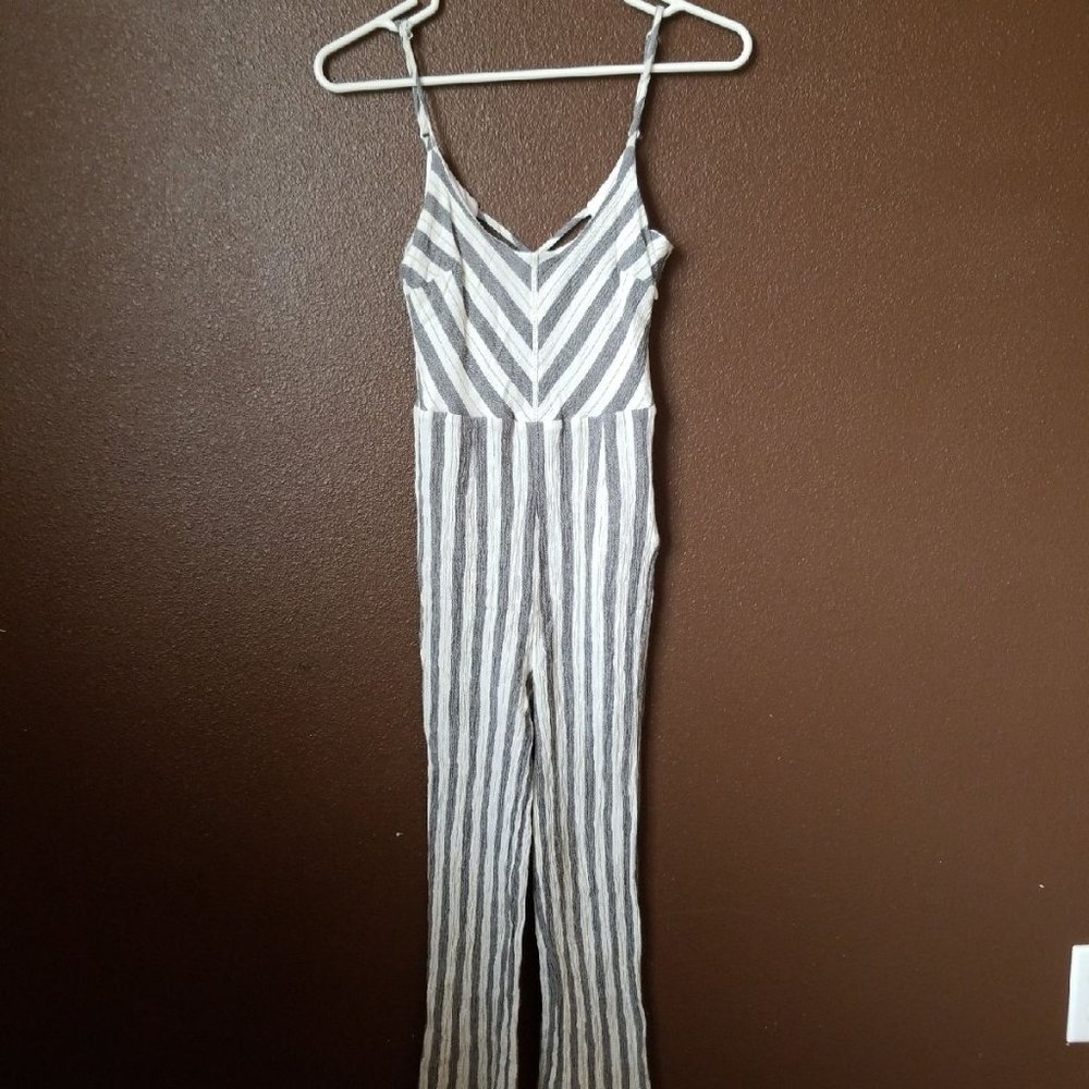 Stripped Jumpsuit